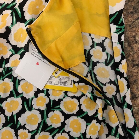 Diane Von Furstenberg Women Cottagecore Floral Shift Dress Size 12 Spring Resort - Picture 6 of 12